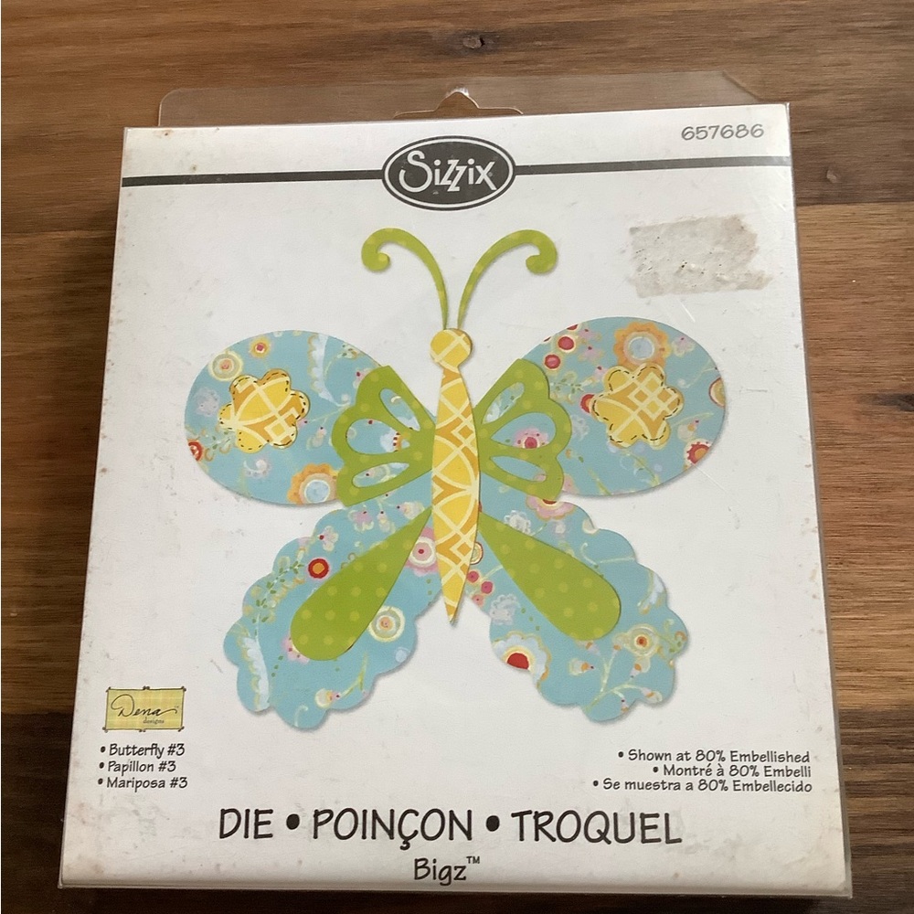Lot of 5 Sizzix Bigz Die Troquel Set - Floral Owl and Butterflies Designs EUC - Picture 8 of 15